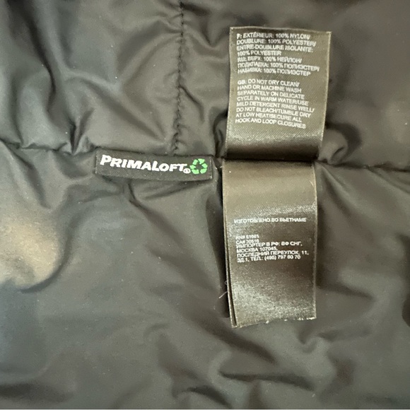 THE NORTH FACE PRIMALOFT BLACK RIP-STOP PACKABLE PUFFER JACKET SzXS - Picture 10 of 15